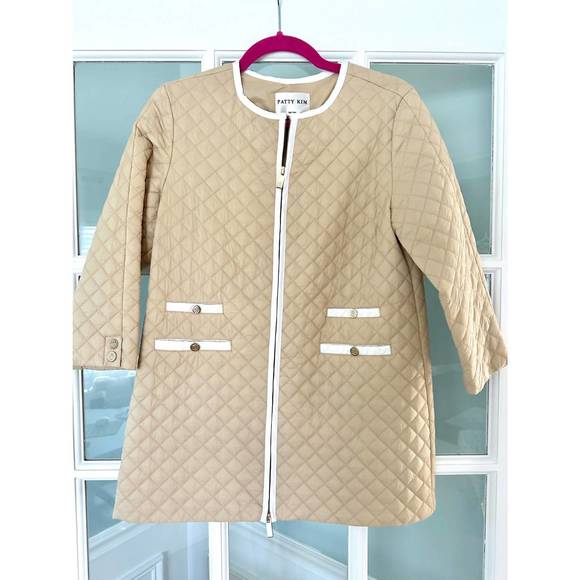 PATTY KIM Other - NEW PATTY KIM chanel inspired puffer jacket in tan